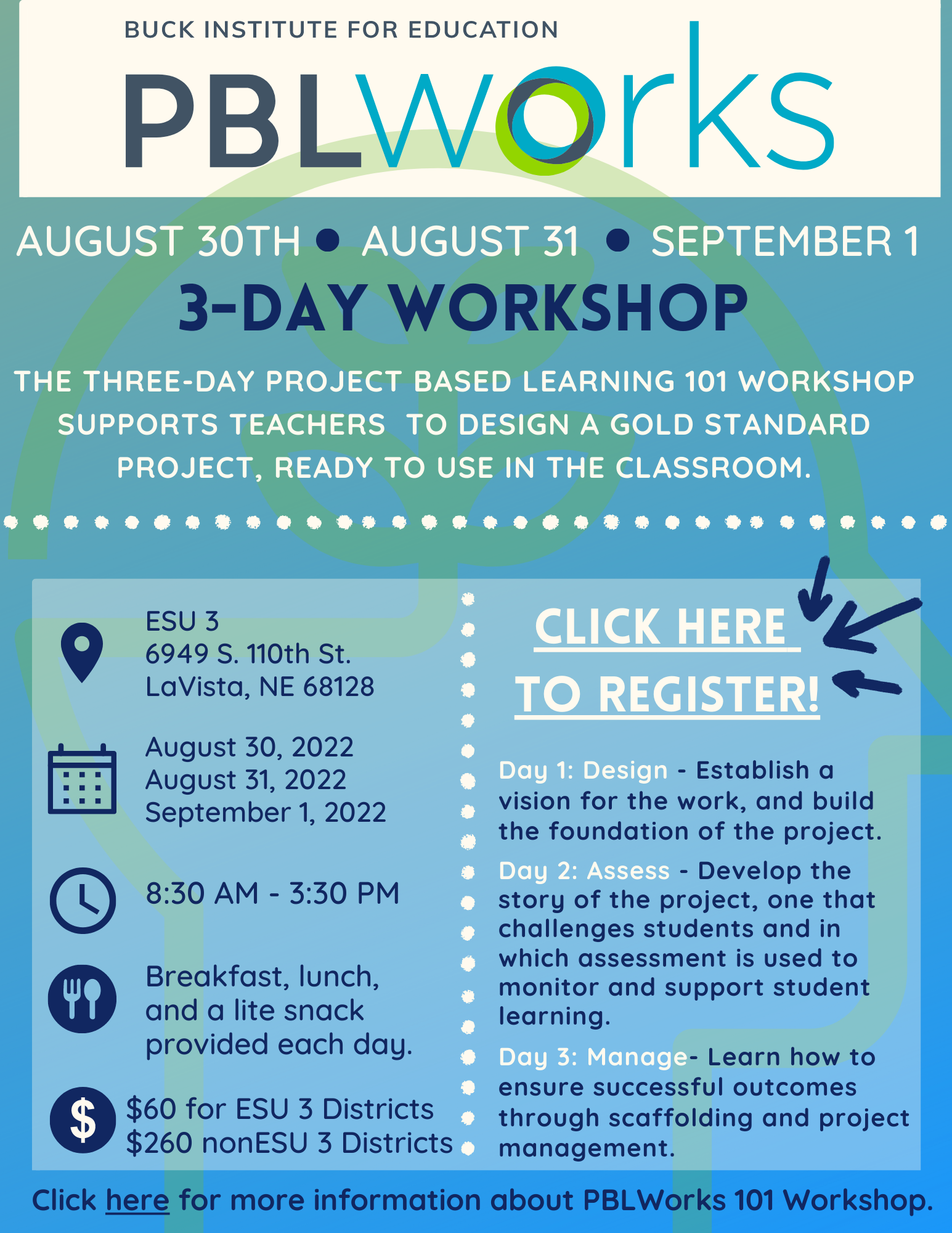 Click here to register for PBL Works.